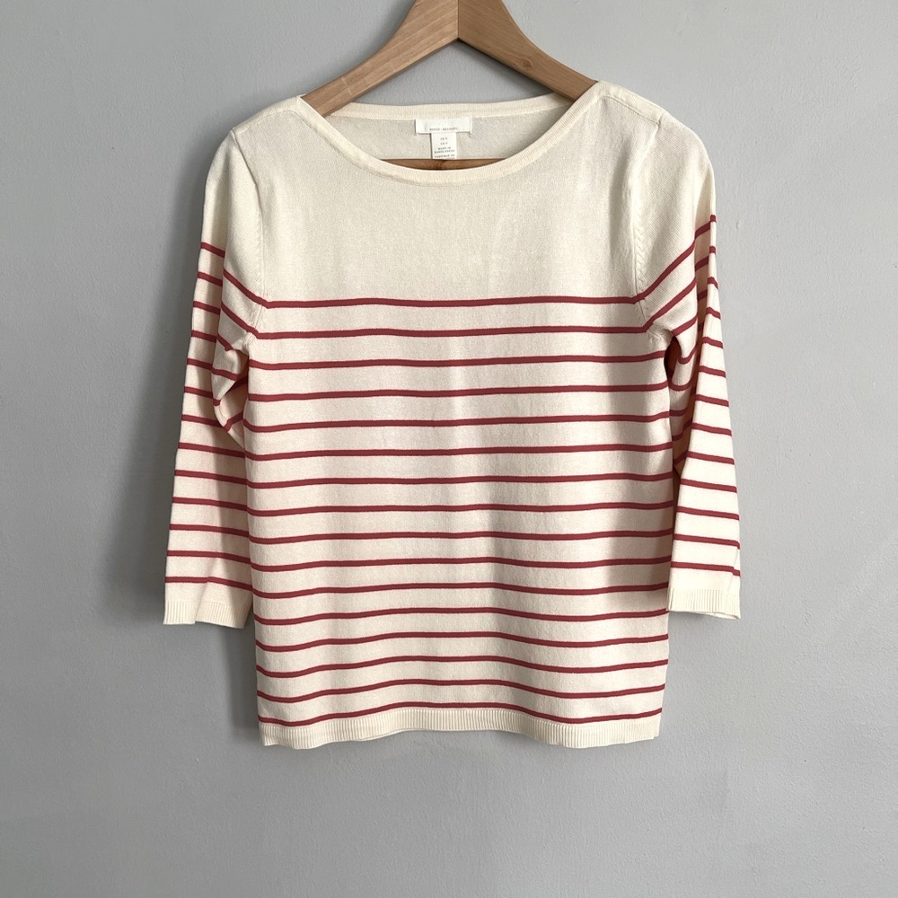 H&M Boatneck Stripped Top (small)